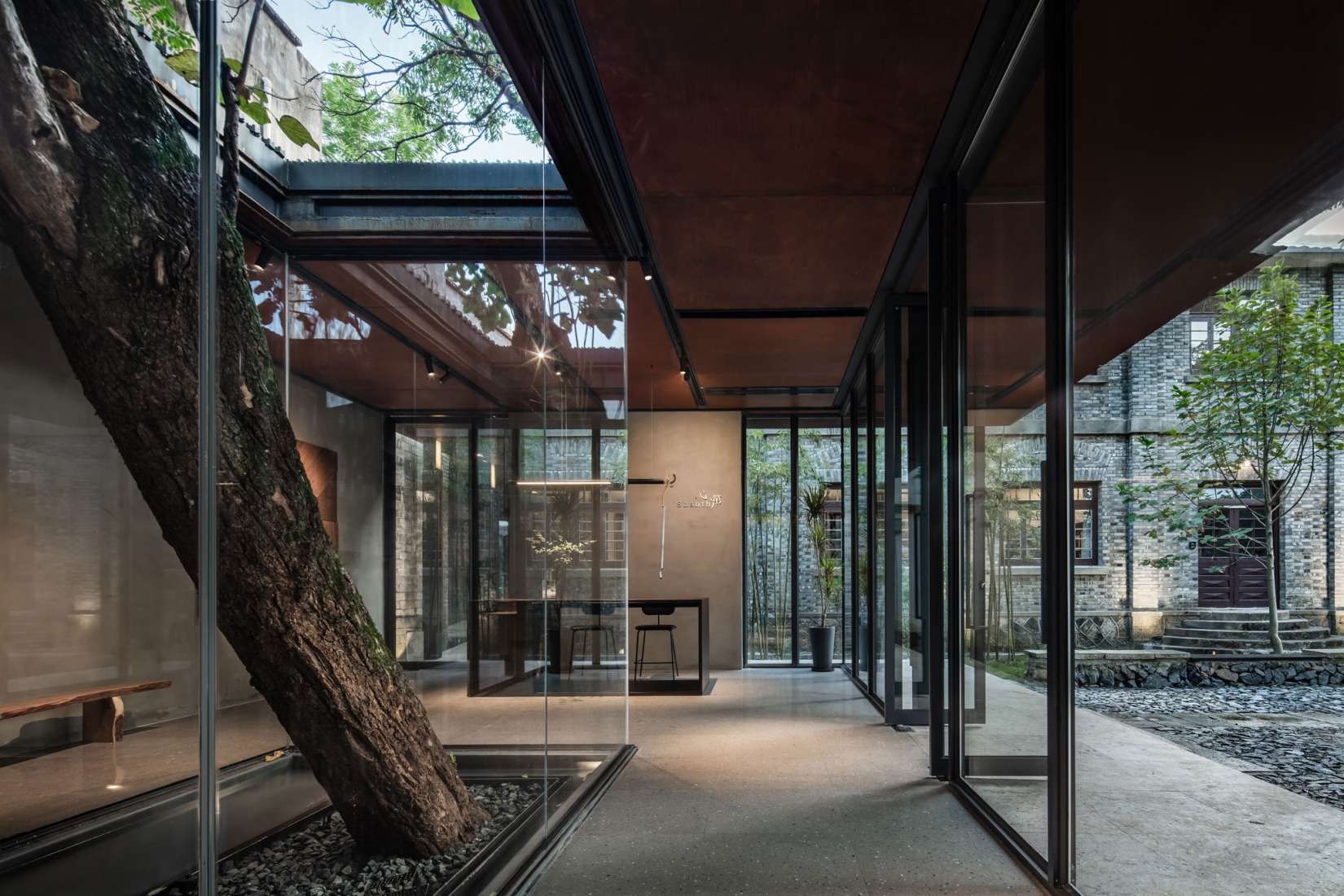 Neighborhood Songyang Three-Temple Cultural Communication Center by Jiakun Architects. Photograph by Arch-Exist. Neighborhood Songyang Three-Temple Cultural Communication Center by Jiakun Architects. Photograph by Arch-Exist.