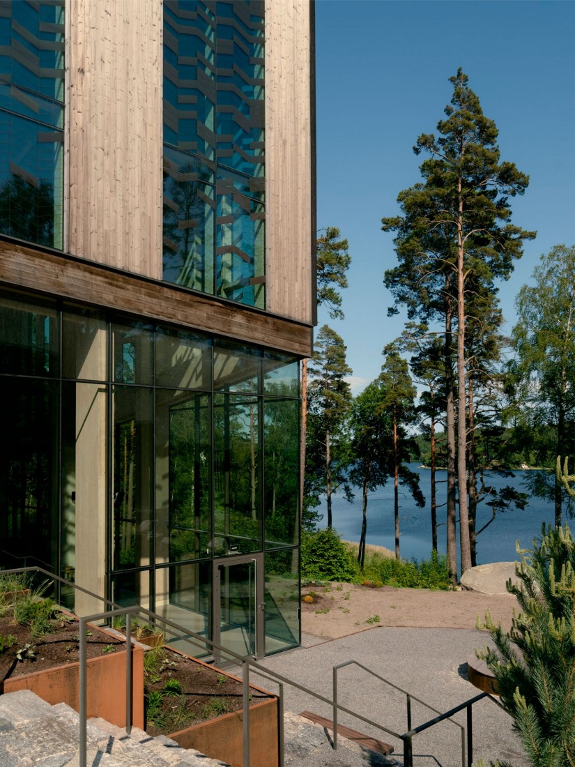 «Lakehouse Wendelstrand» por Snøhetta. Fotografía por Kalle Sanner / Snøhetta.