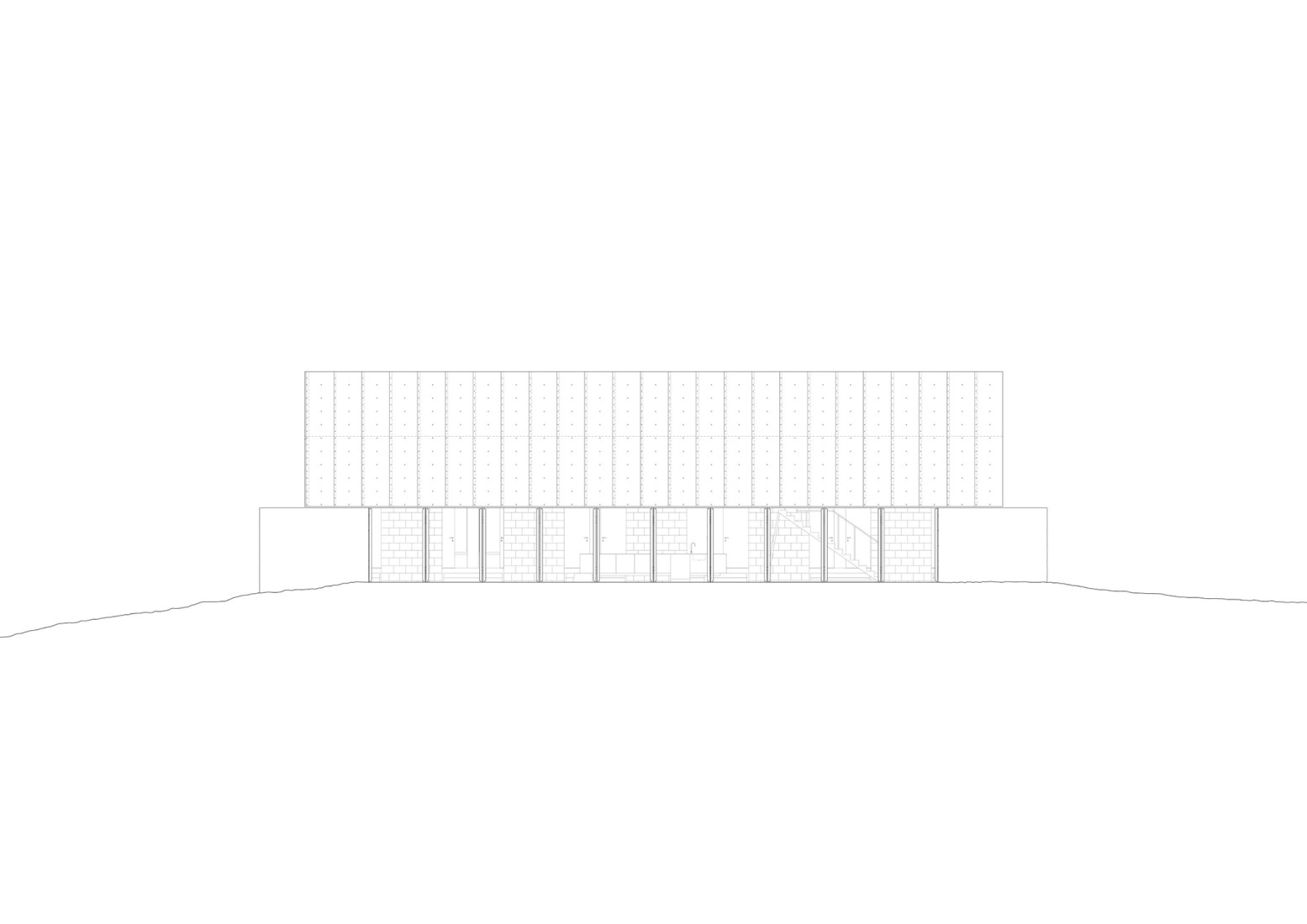 Alzado. Casa para cinco mujeres por TEN Studio.