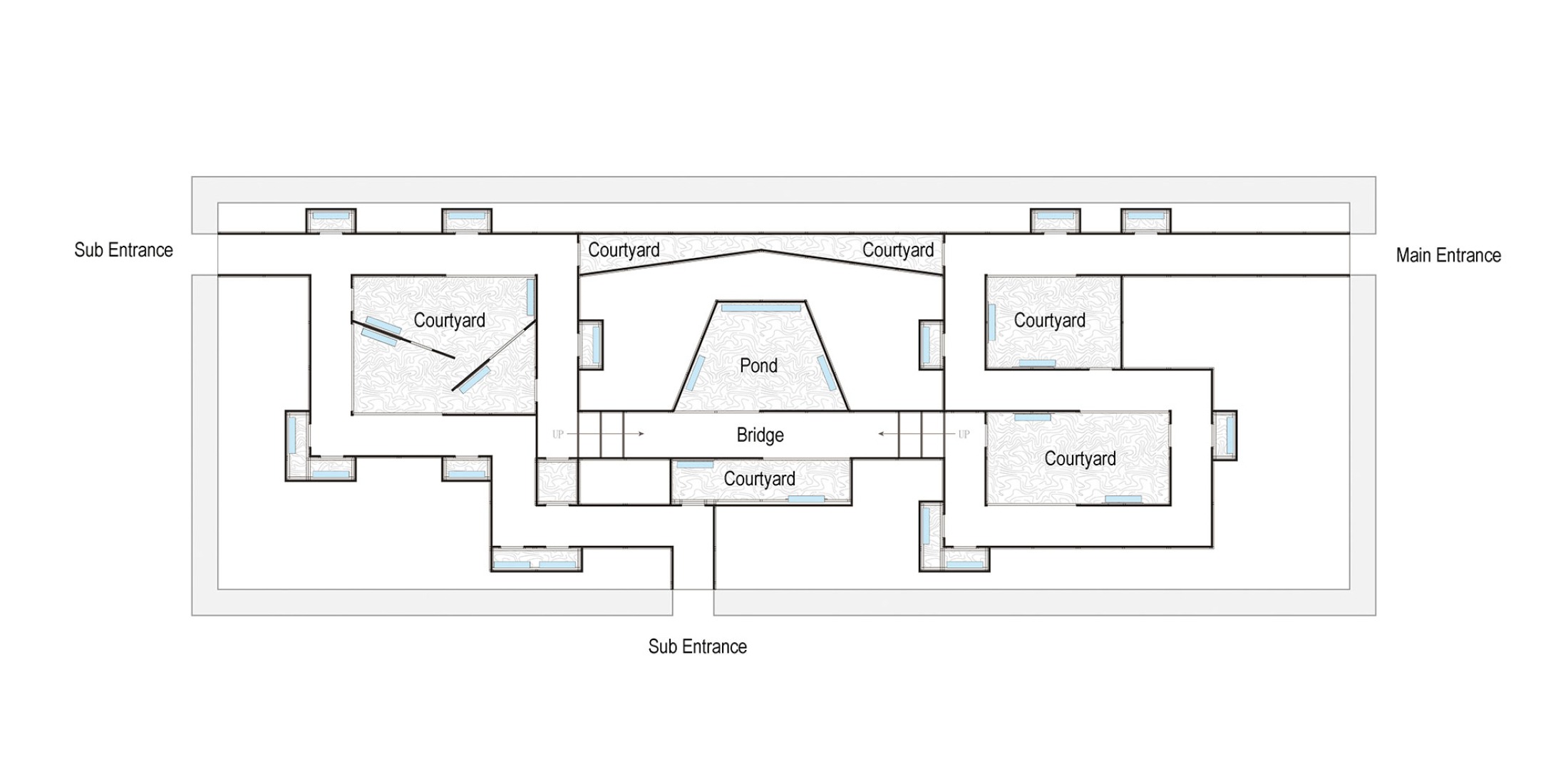 General floor plan. Garden for the eyes by c+d studio.