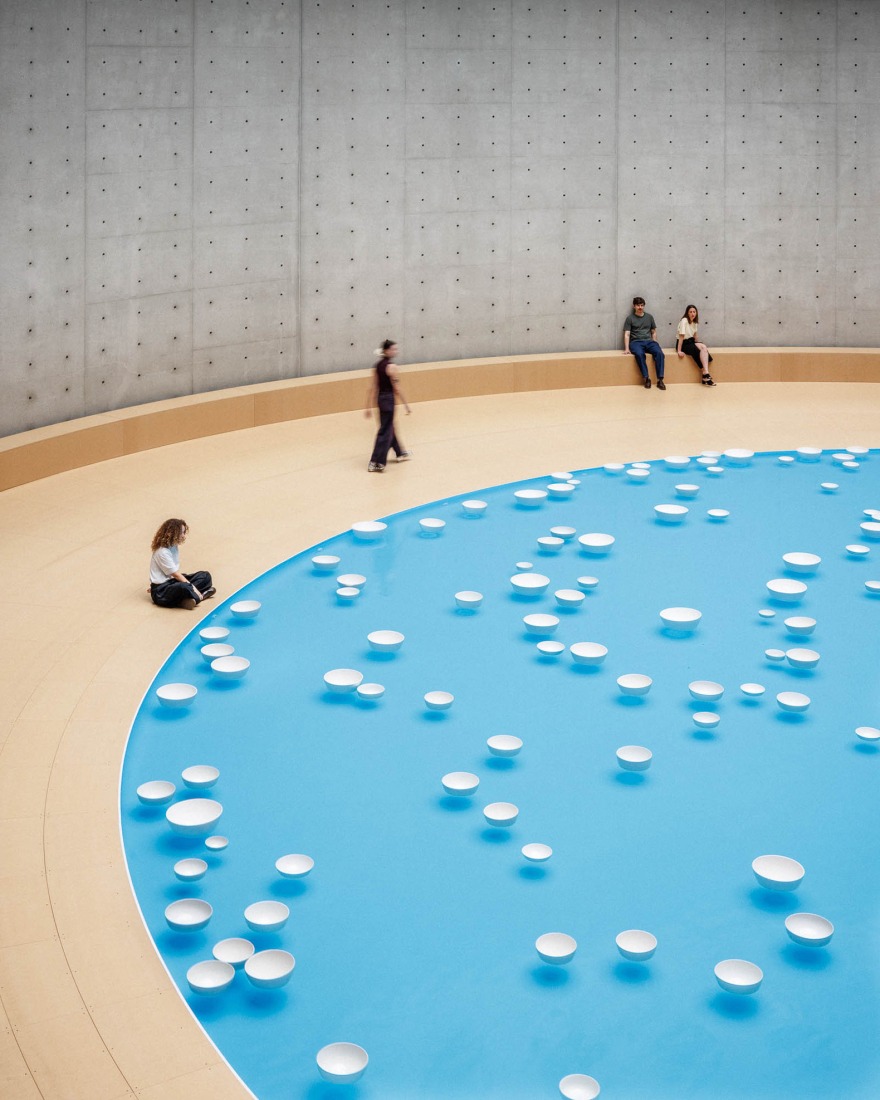Clinamen by Céleste Boursier-Mougenot. Photograph courtesy of Bourse de Commerce—Pinault Collection.