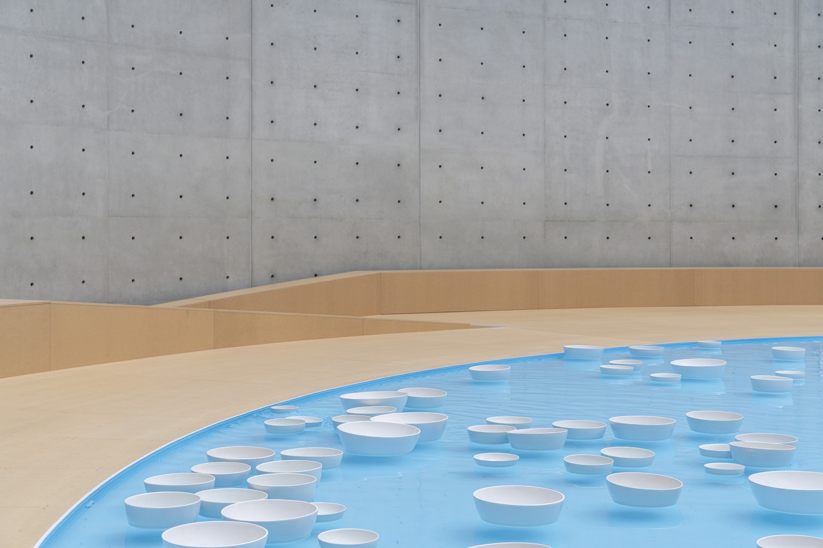 Clinamen by Céleste Boursier-Mougenot. Photograph courtesy of Bourse de Commerce—Pinault Collection.