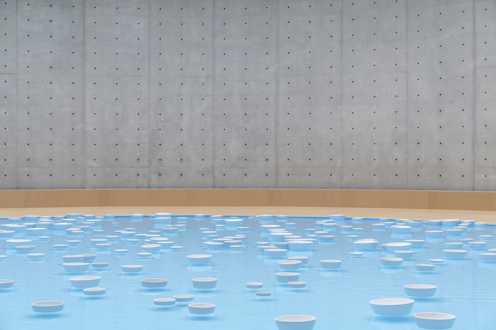 Clinamen by Céleste Boursier-Mougenot. Photograph courtesy of Bourse de Commerce—Pinault Collection.