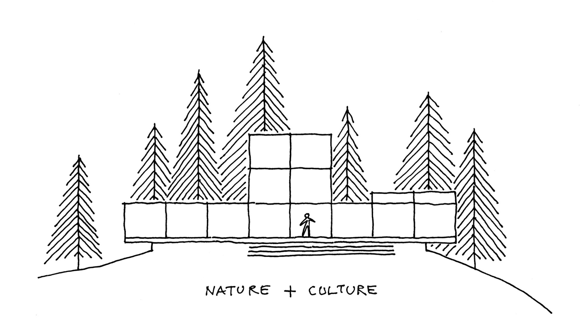 Sketch. Discovery Bay House by Dekleva Gregoric Architects.