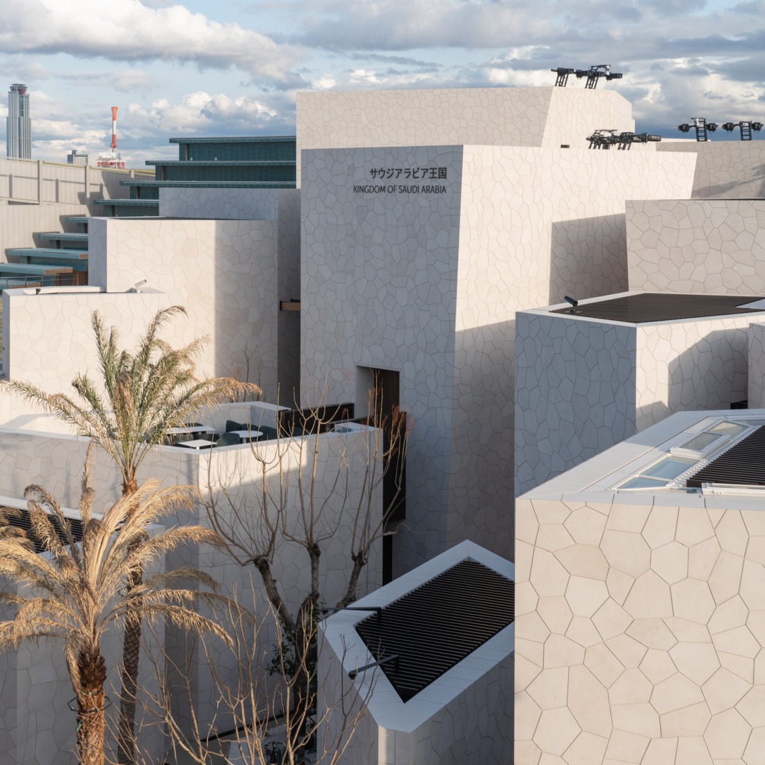 KSA Pavilion, Expo 2025 Osaka  by Foster + Partners. Photograph by Nigel Young.