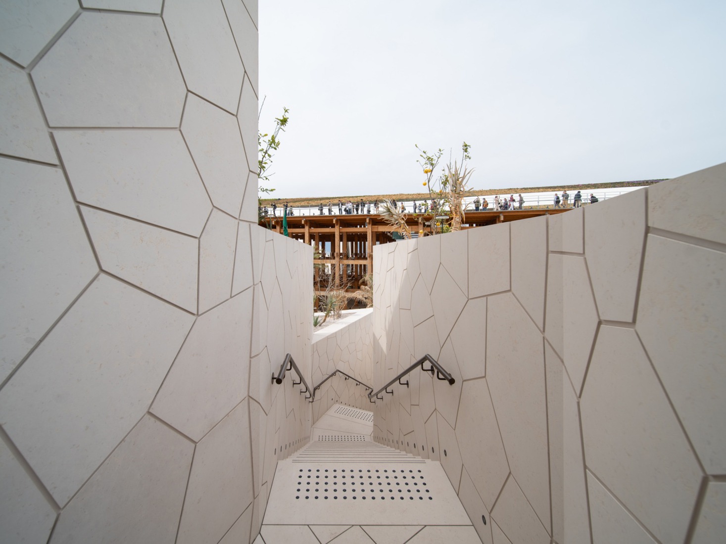 KSA Pavilion, Expo 2025 Osaka  by Foster + Partners. Photograph by Nigel Young.