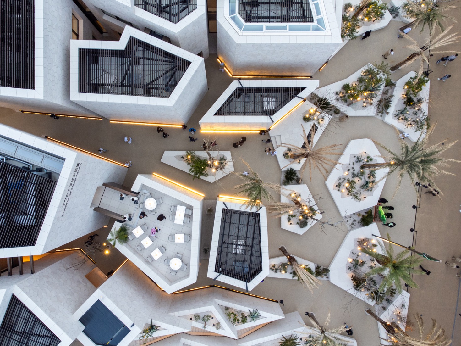 KSA Pavilion, Expo 2025 Osaka  by Foster + Partners. Photograph by Nigel Young.