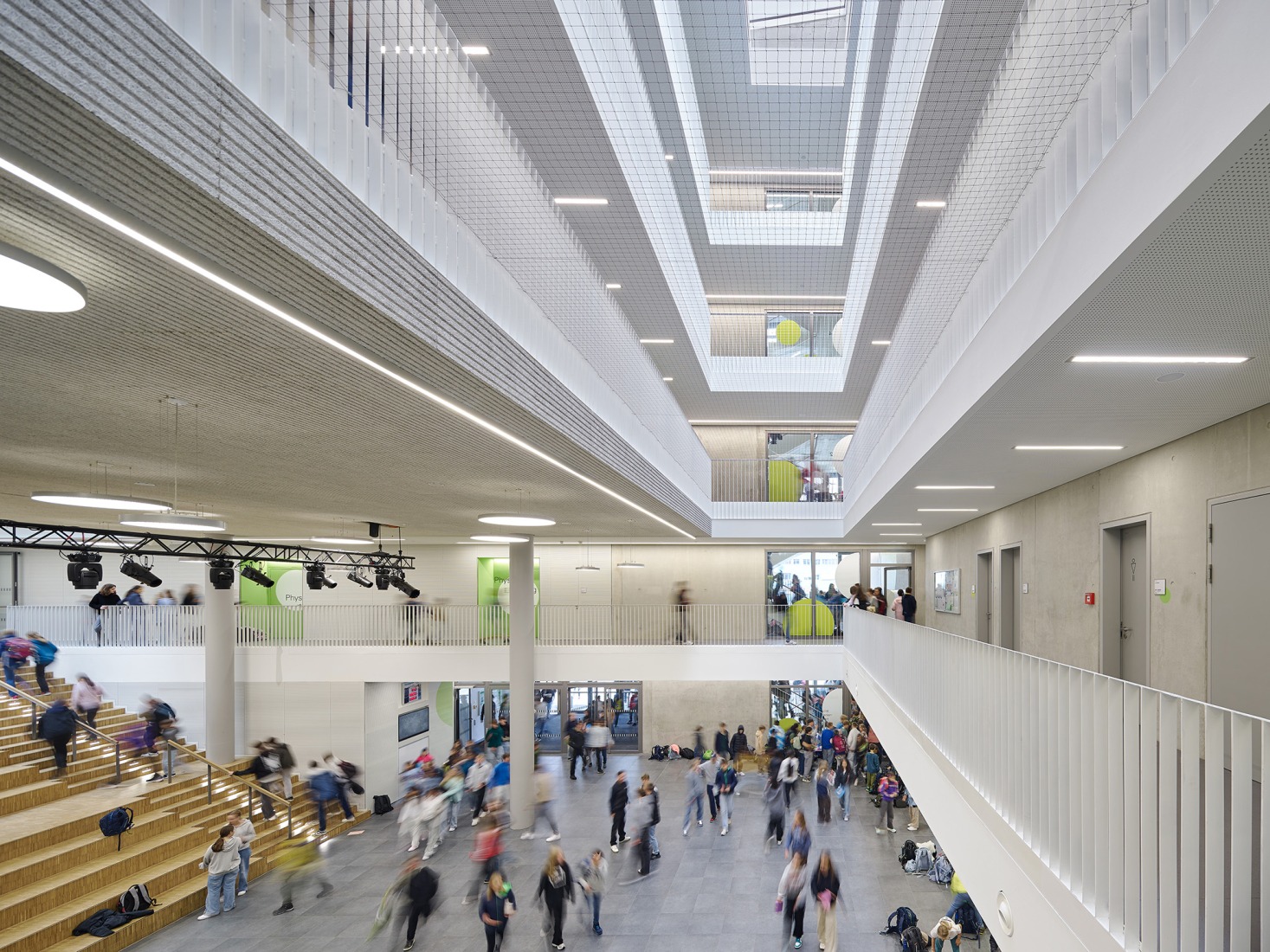 Municipal Thomas Mann High School by h4a Gessert + Randecker Architekten. Photograph by Zooey Braun.