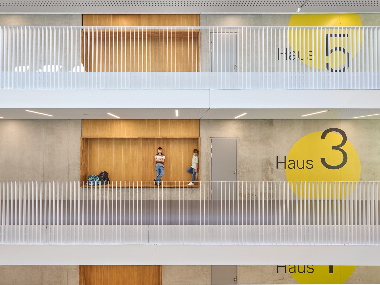 Municipal Thomas Mann High School by h4a Gessert + Randecker Architekten. Photograph by Zooey Braun.
