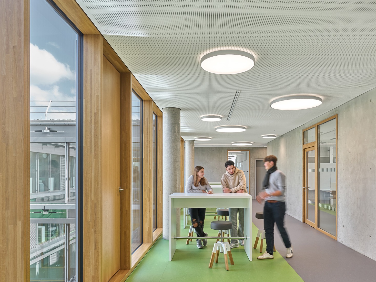 Municipal Thomas Mann High School by h4a Gessert + Randecker Architekten. Photograph by Zooey Braun.