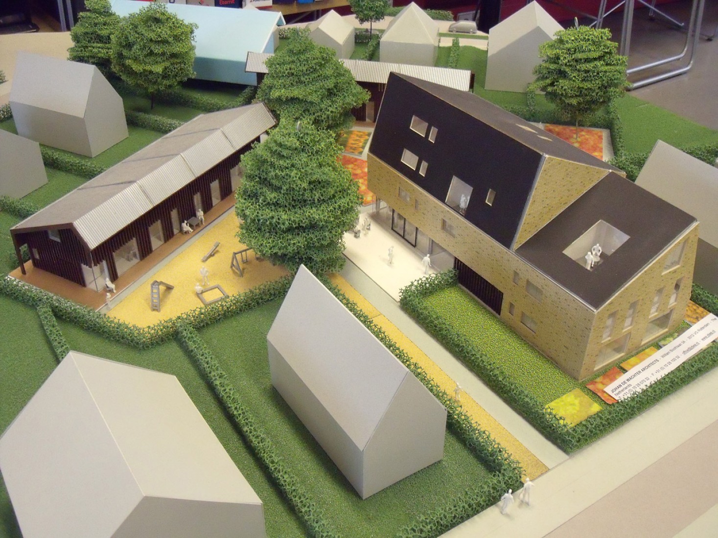 Model. De Passerel by JDWA – Johan De Wachter Architects.