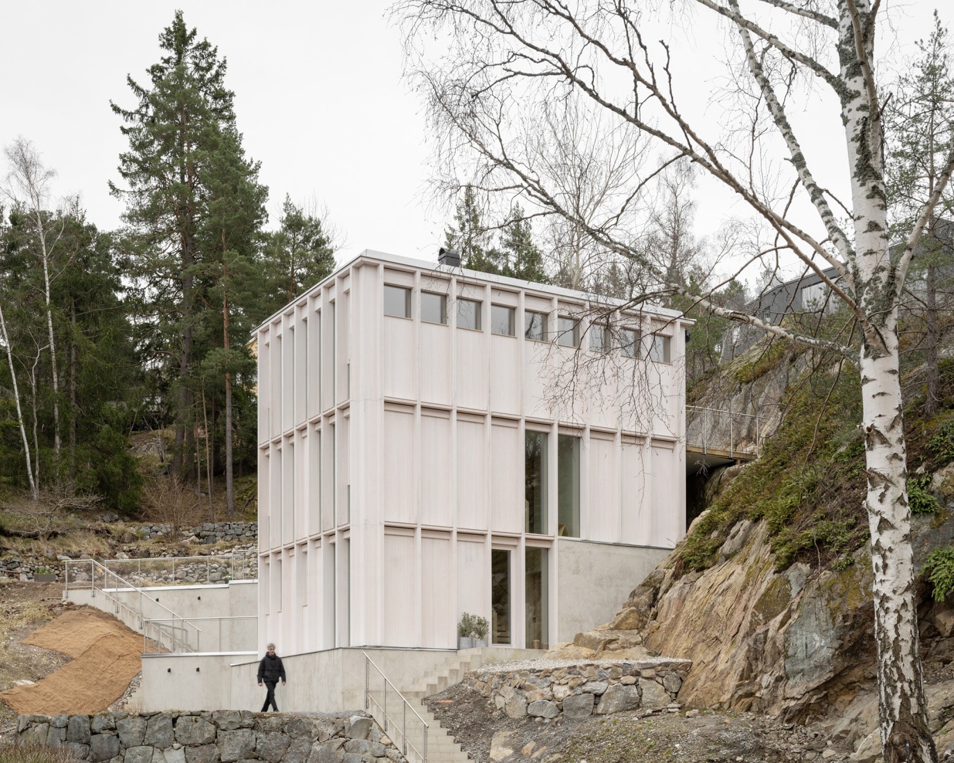 Ravine House by Kolman Boye architects. Photograph by Johan Dehlin.