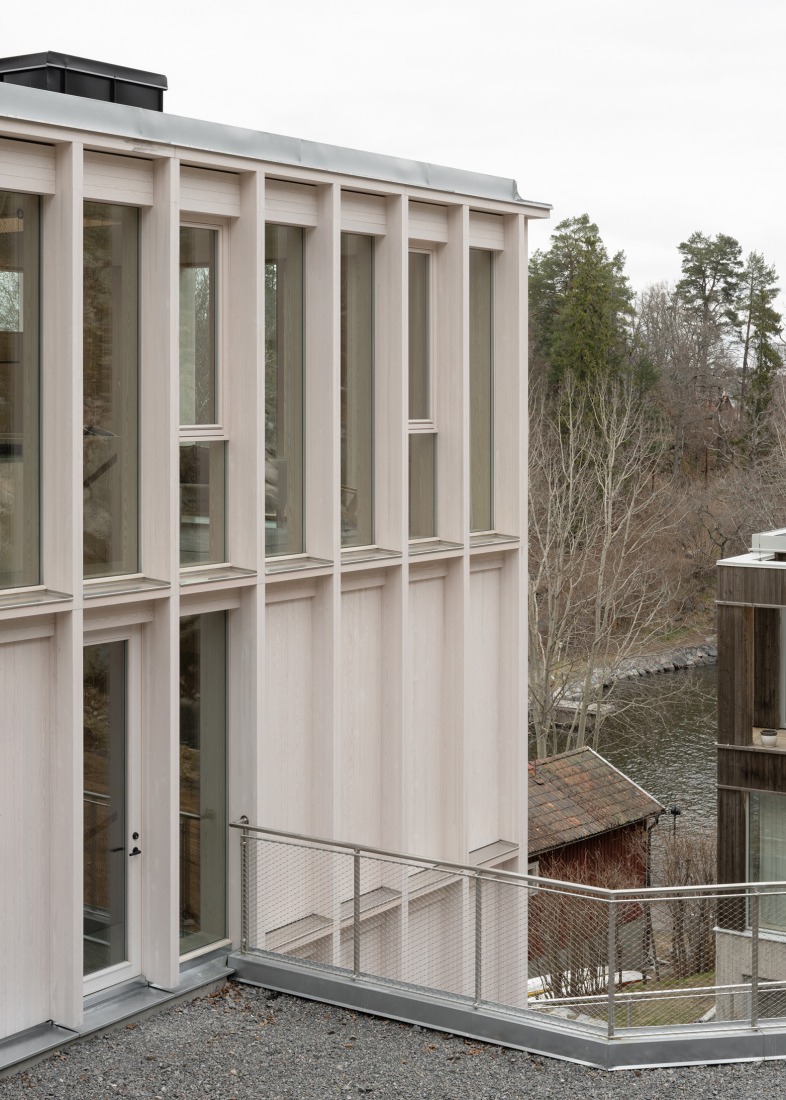 Ravine House by Kolman Boye architects. Photograph by Johan Dehlin.