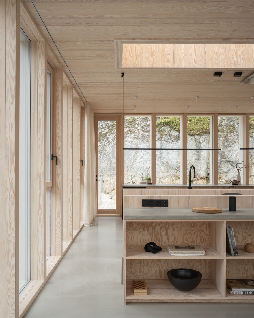 Ravine House by Kolman Boye architects. Photograph by Johan Dehlin.