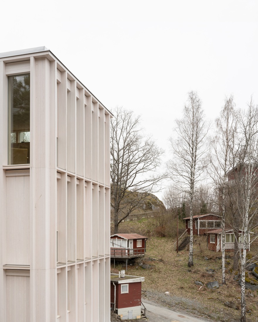Ravine House by Kolman Boye architects. Photograph by Johan Dehlin.
