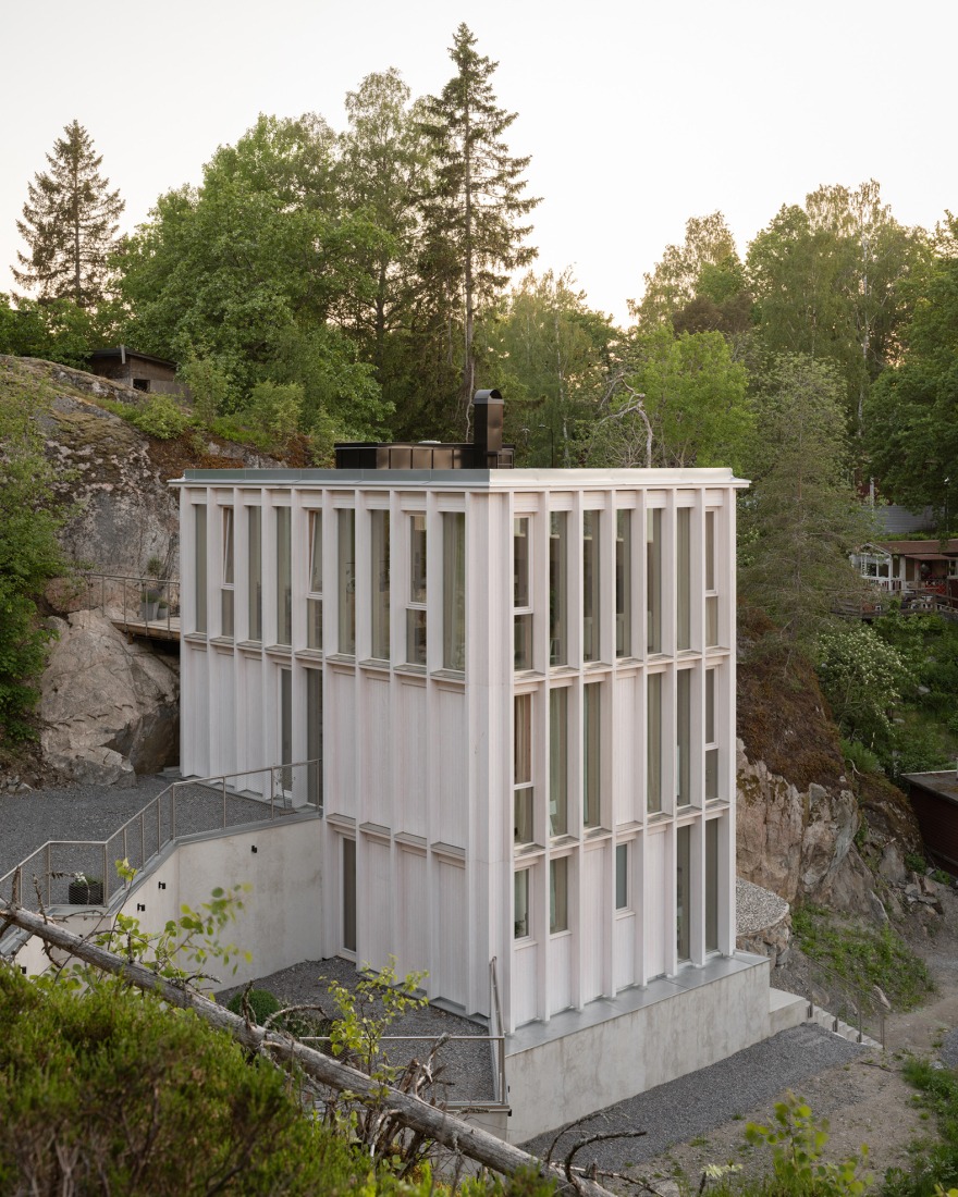 Ravine House by Kolman Boye architects. Photograph by Johan Dehlin.