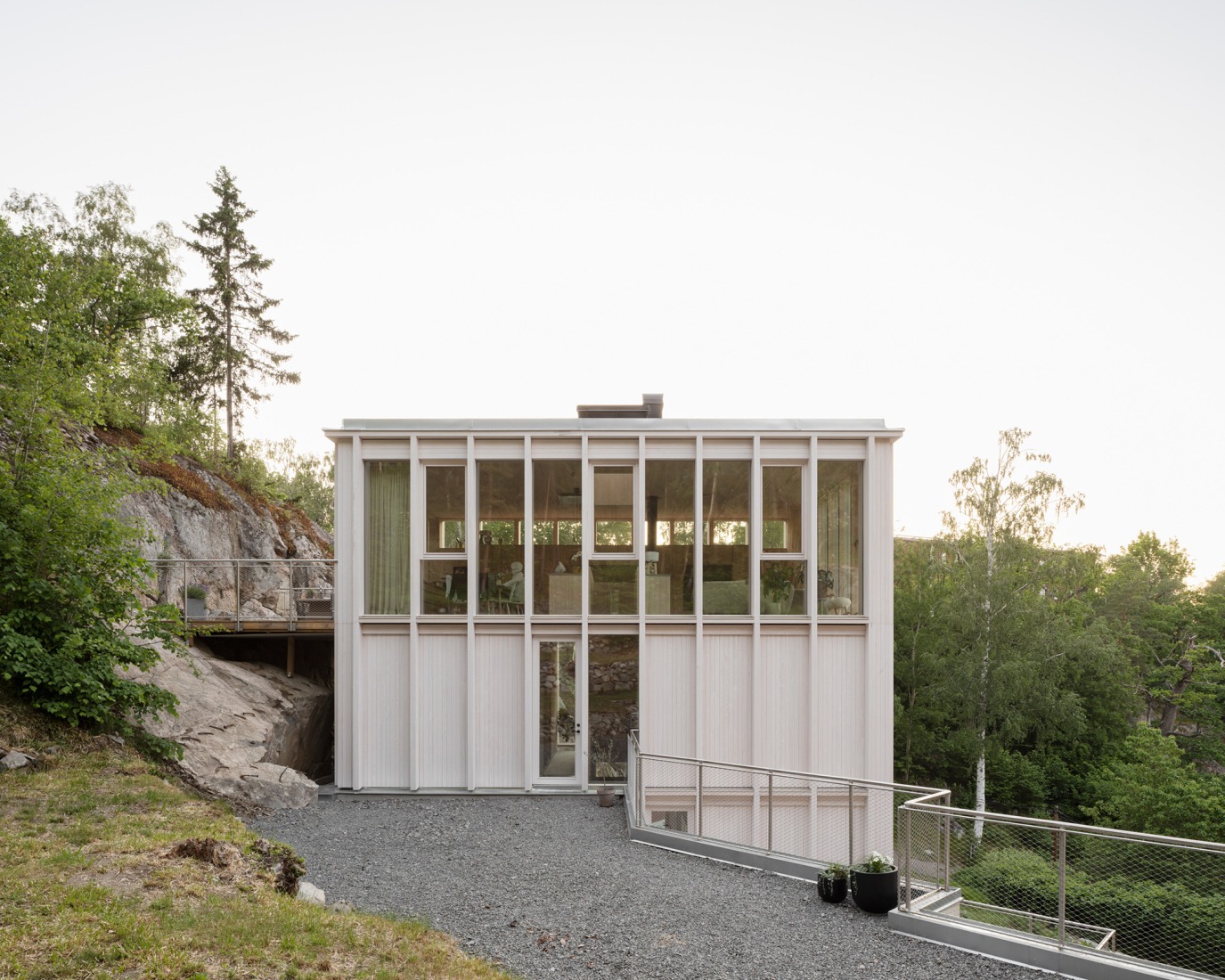 Ravine House by Kolman Boye architects. Photograph by Johan Dehlin.