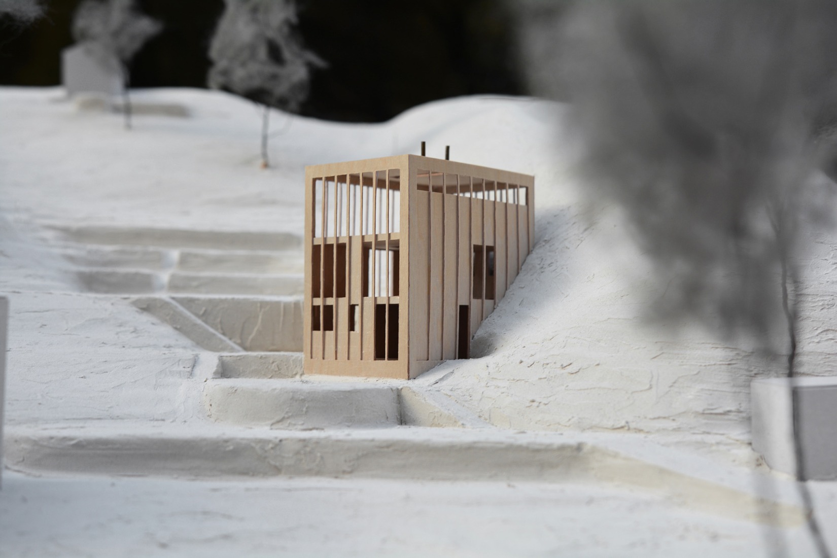 Model. Ravine House by Kolman Boye Architects.