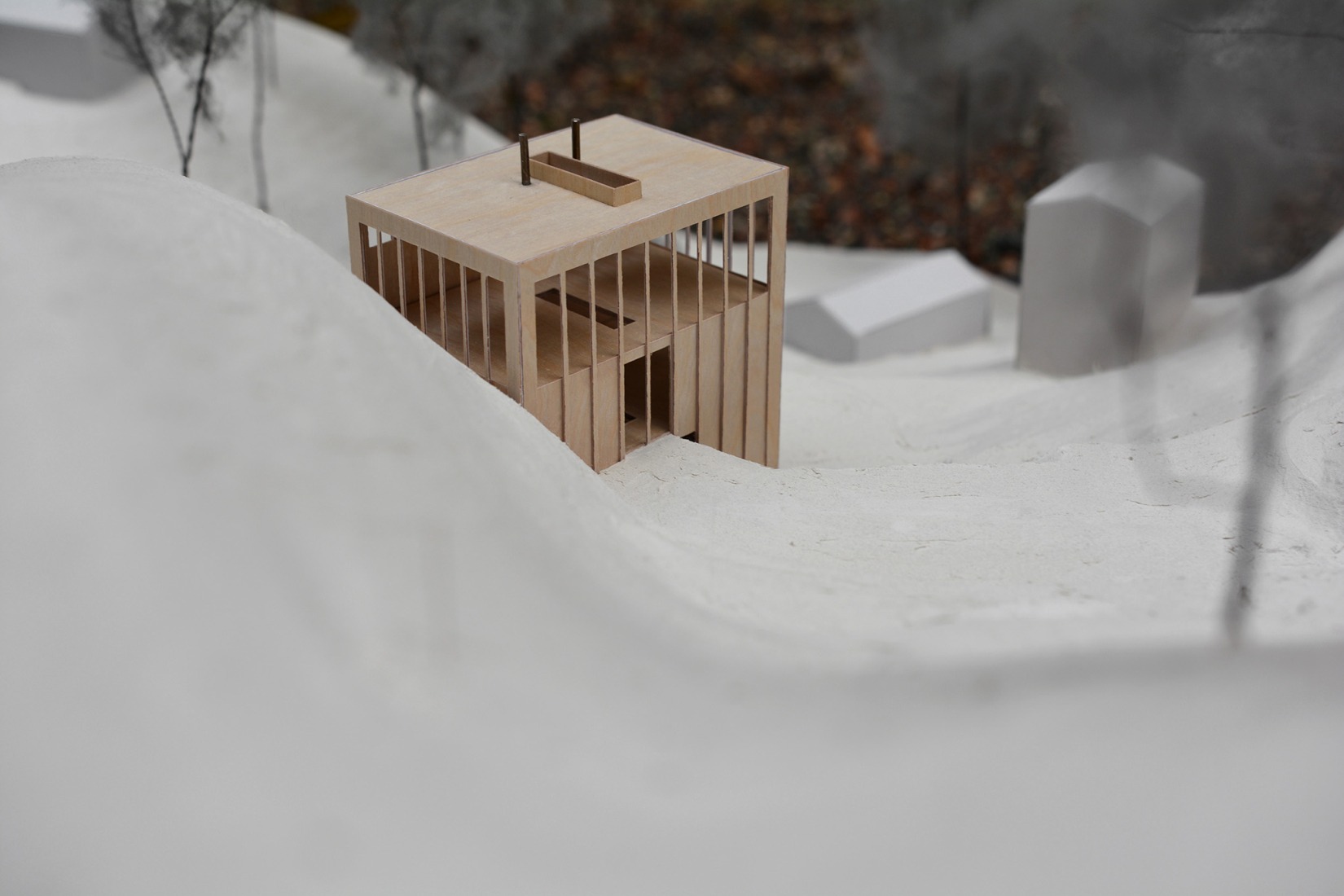 Model. Ravine House by Kolman Boye Architects.