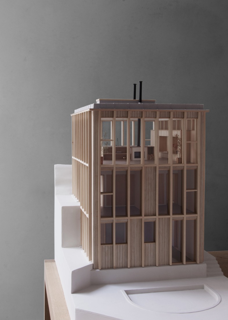 Model. Ravine House by Kolman Boye Architects.