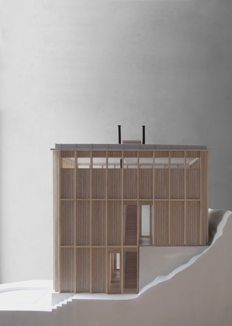 Model. Ravine House by Kolman Boye Architects.