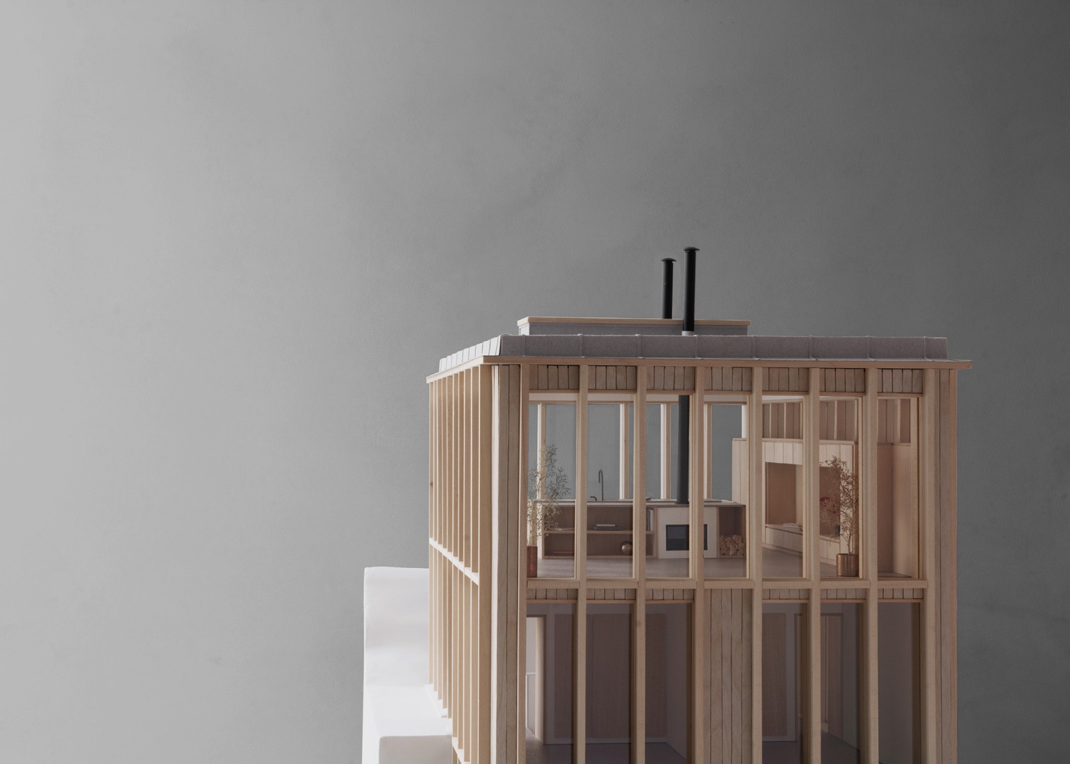 Model. Ravine House by Kolman Boye Architects.