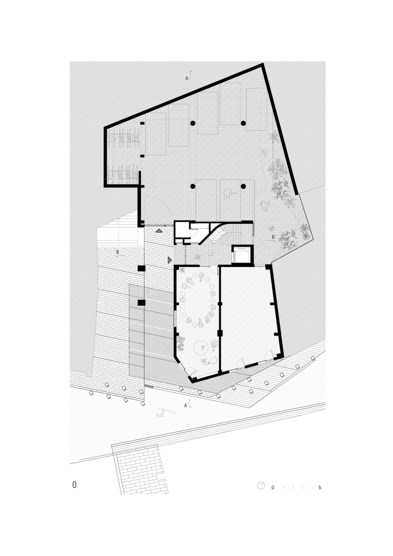 Ground floor plan. La Raval by Lacol. Ground floor plan. La Raval by Lacol.