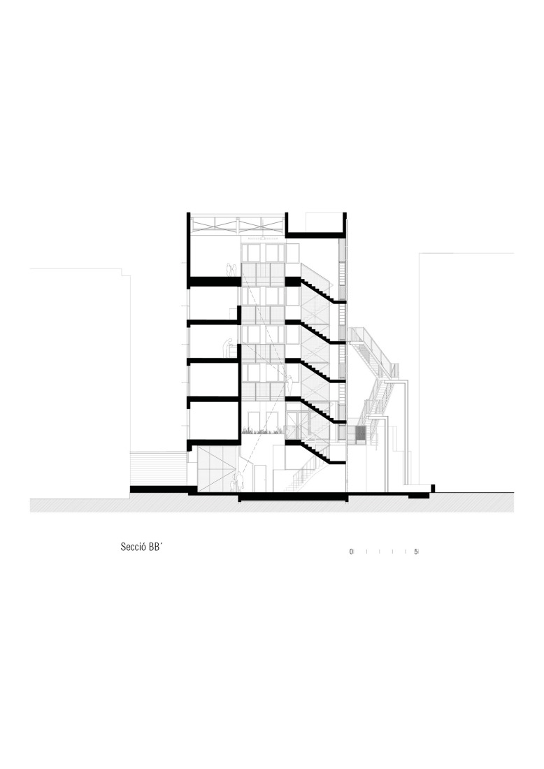 Section BB. La Raval by Lacol. Section BB. La Raval by Lacol.