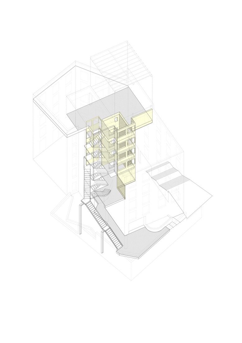 Axonometry. La Raval by Lacol. Axonometry. La Raval by Lacol.
