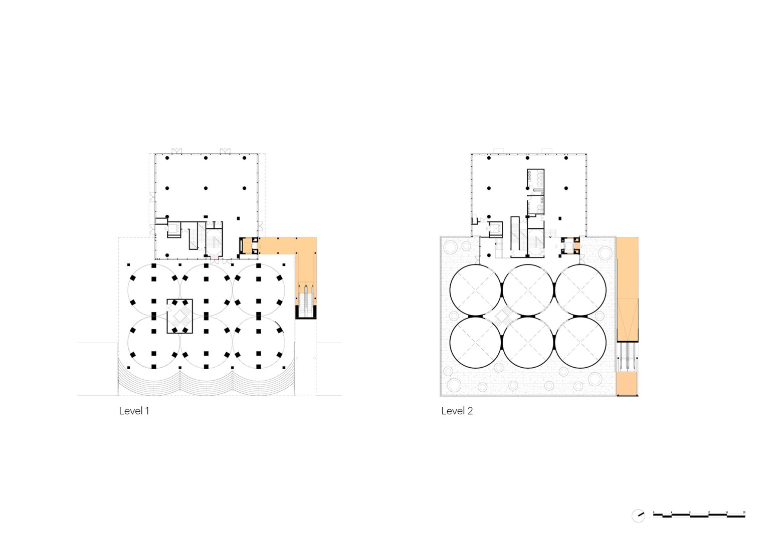 Plantas. GATE M West Bund Dream Center por MVRDV.