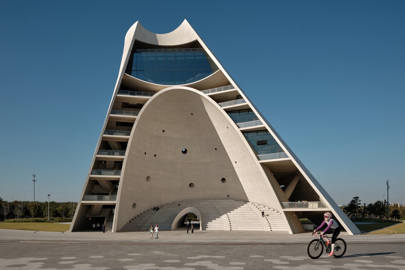 Sun Tower by OPEN Architecture. Photograph by Jonathan Leijonhufvud.