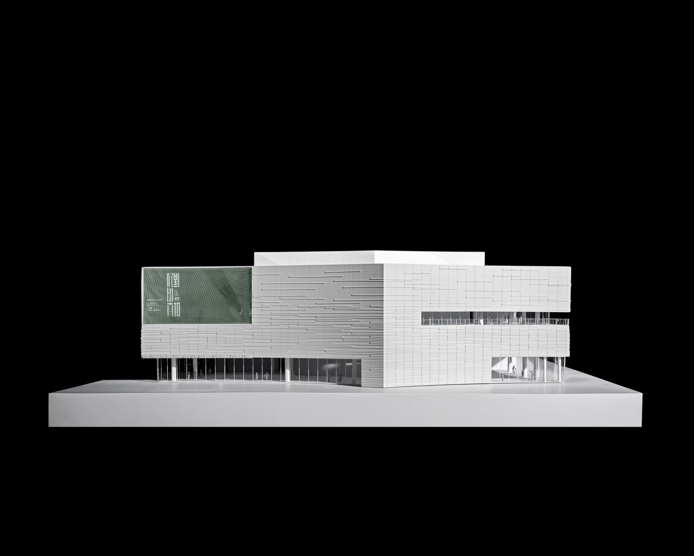 Maqueta. Gran Teatro del West Bund por Schmidt Hammer Lassen Architects.