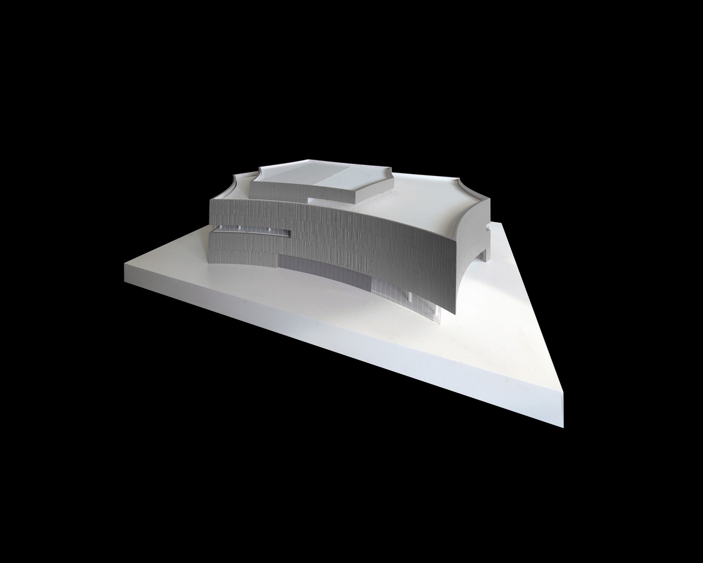 Maqueta. Gran Teatro del West Bund por Schmidt Hammer Lassen Architects.