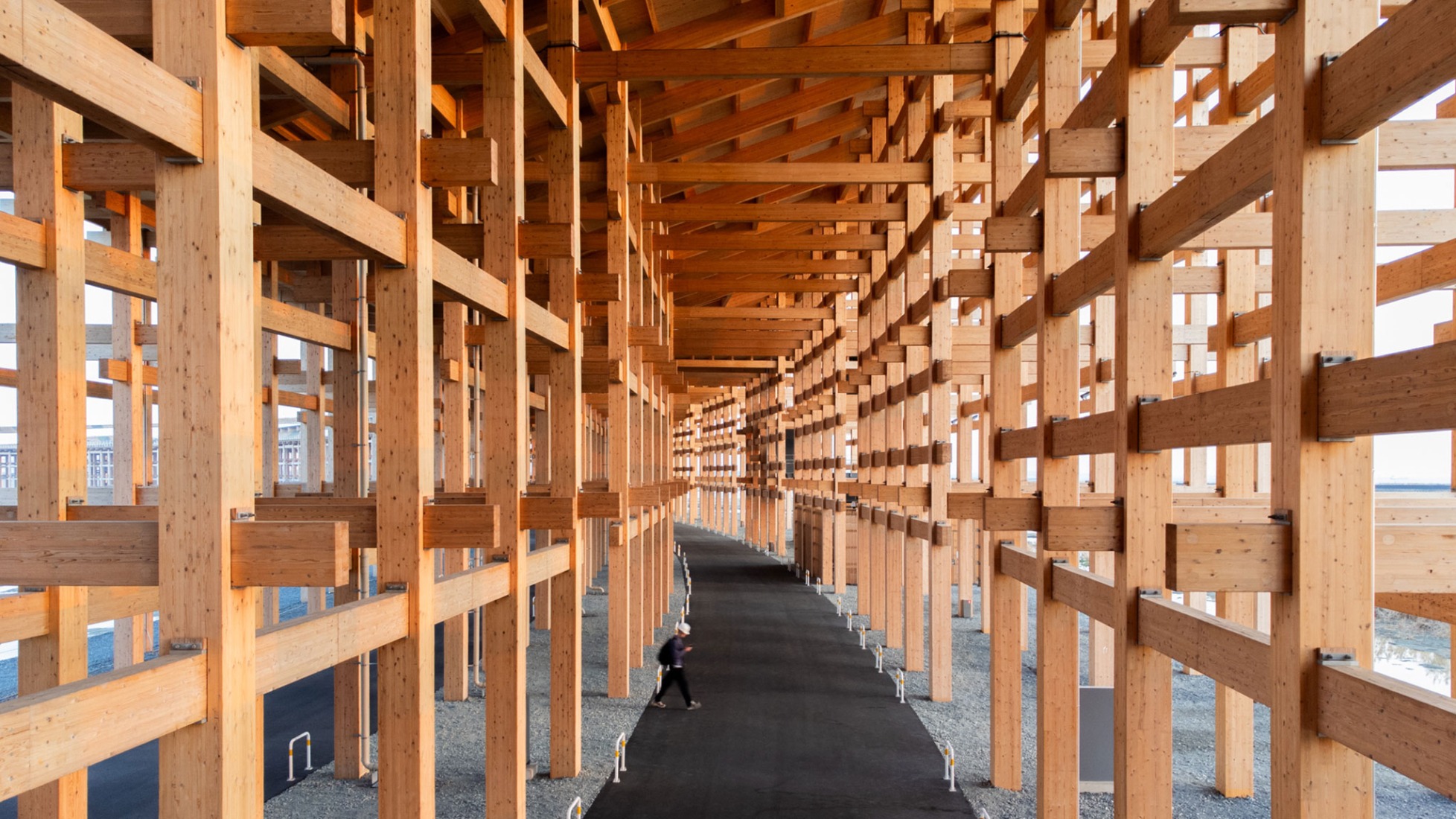 El Gran Anillo por Sou Fujimoto. Fotografía por William Mulvihill.