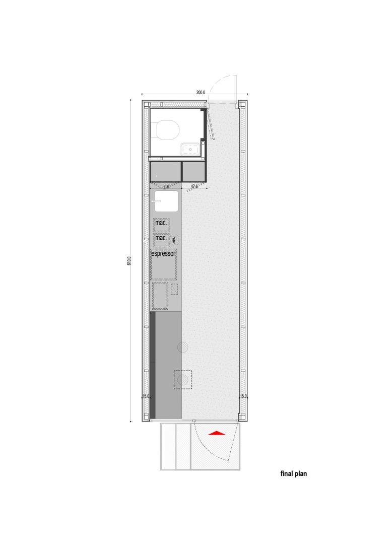 Plano de planta baja. «La Capilla» por Vinklu.