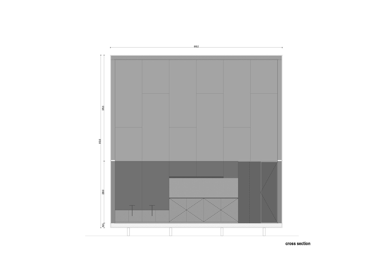 Sección transversal. «La Capilla» por Vinklu.