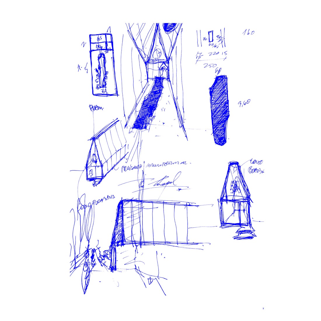 Bocetos. «La Capilla» por Vinklu.