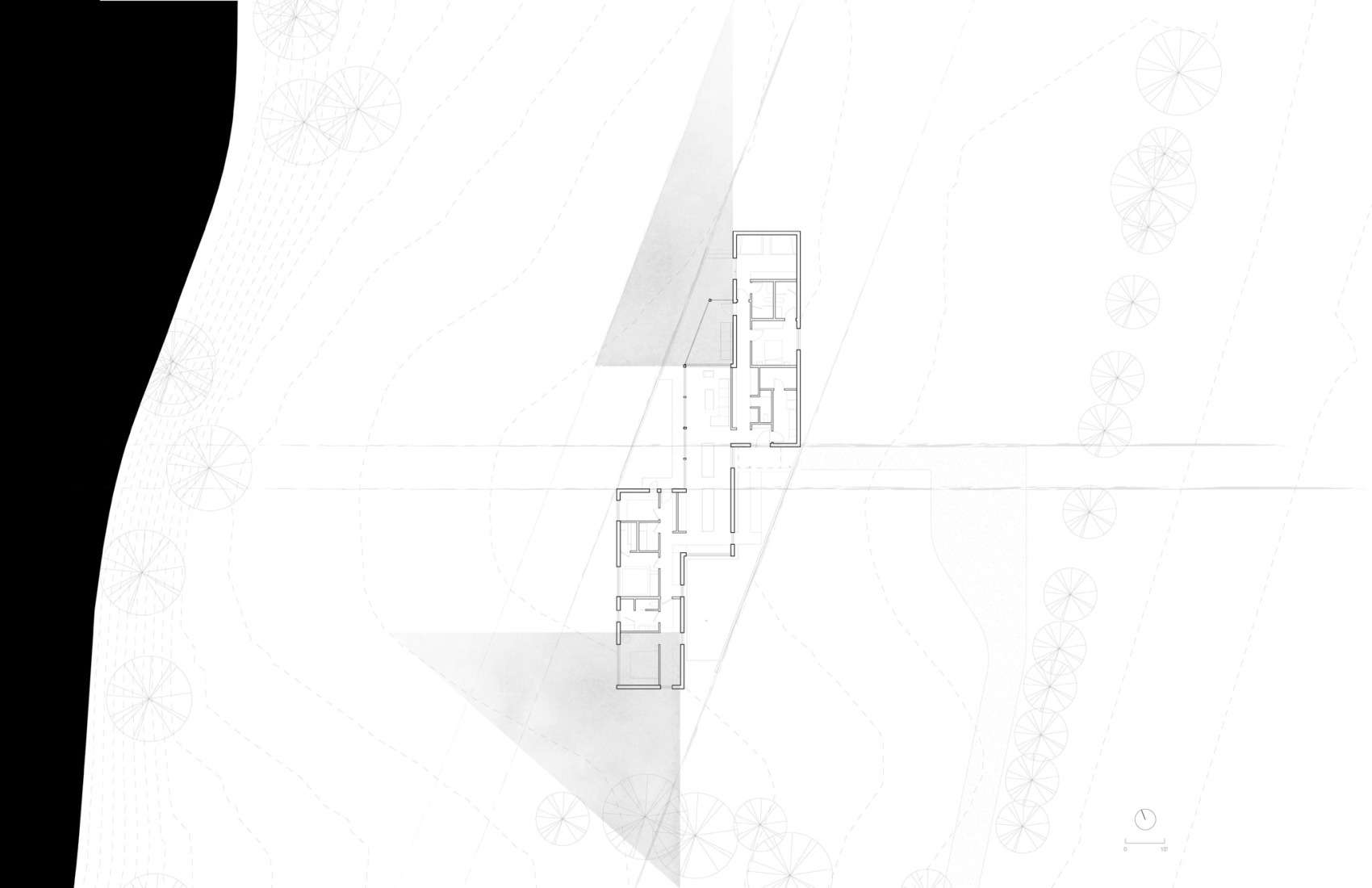 Site plan. South Bay House by StudioAC.