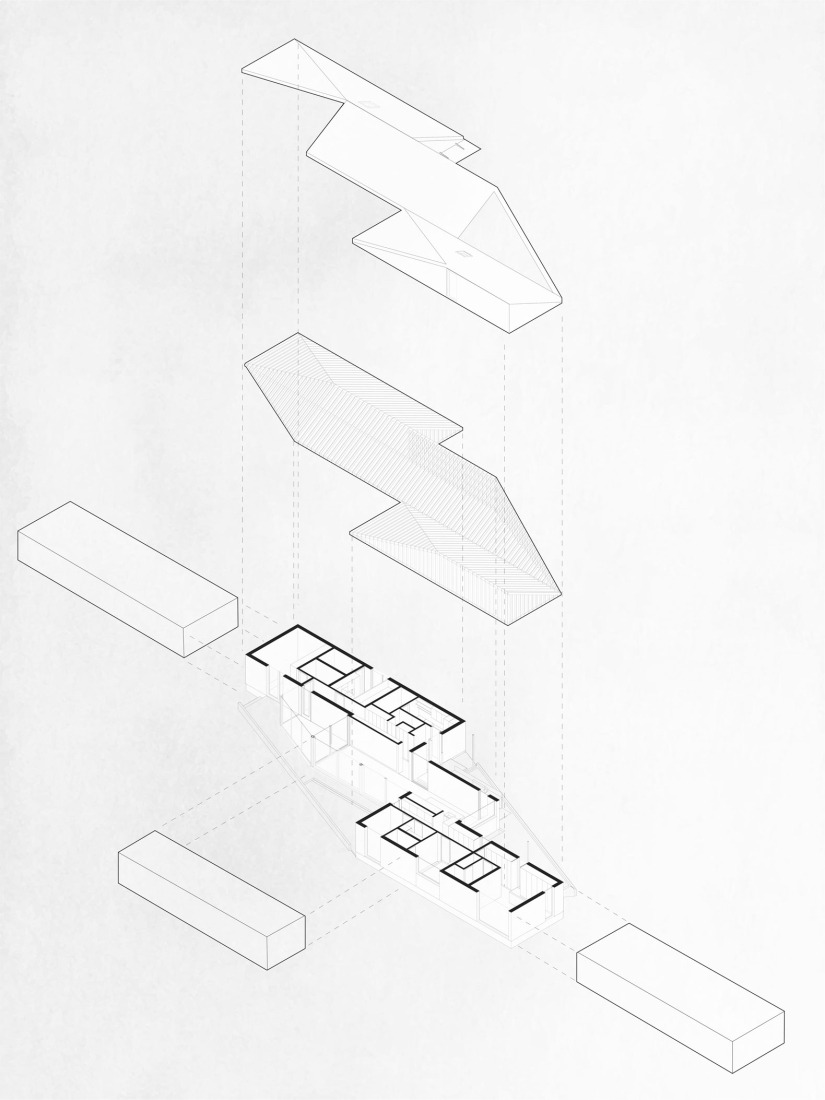 Axonometry. South Bay House by StudioAC.
