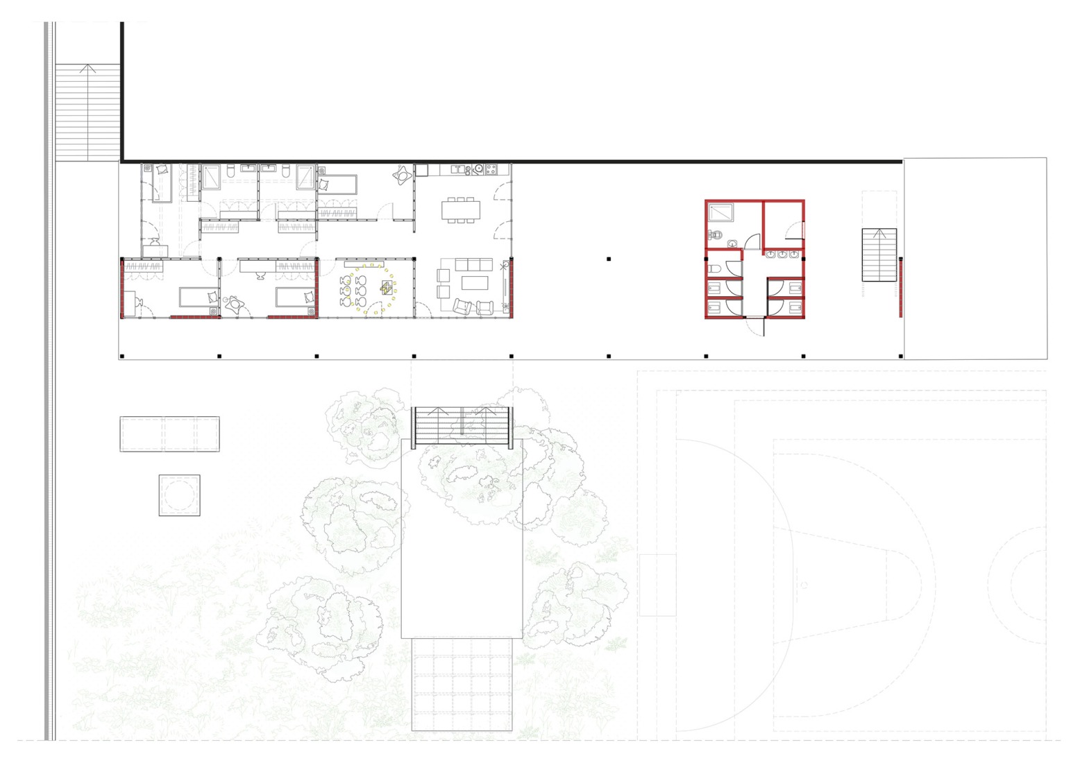 Planta baja 2. African Flow por Urbanitree.