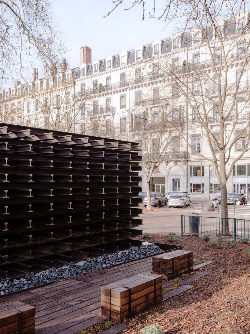 The Rails of Memory by Blaising Borchardt Studio. Photograph by François Baudry.