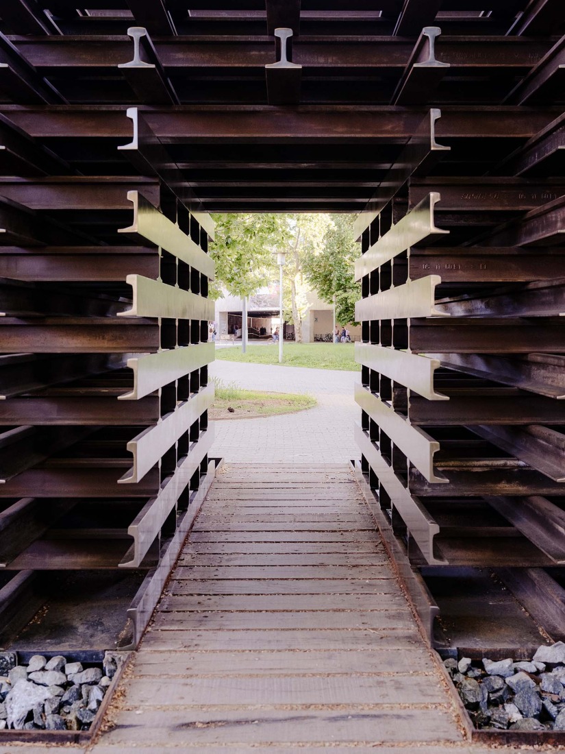 The Rails of Memory by Blaising Borchardt Studio. Photograph by François Baudry.