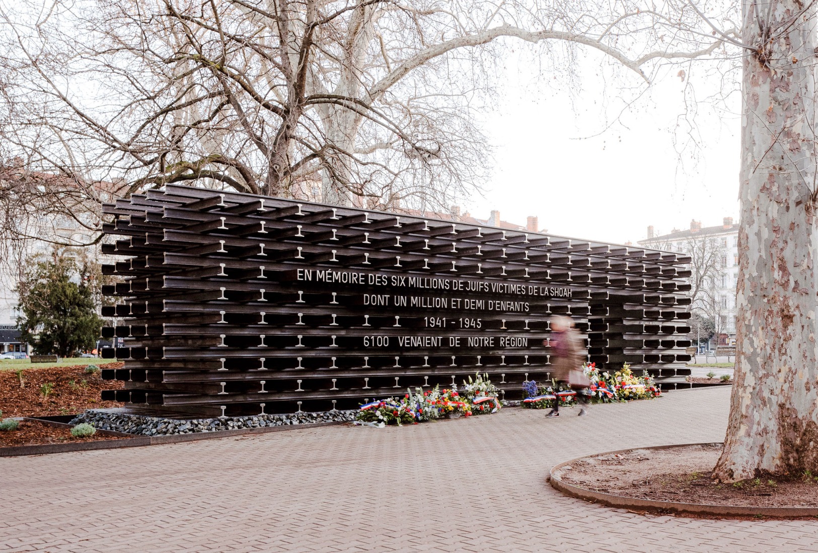 The Rails of Memory by Blaising Borchardt Studio. Photograph by François Baudry.