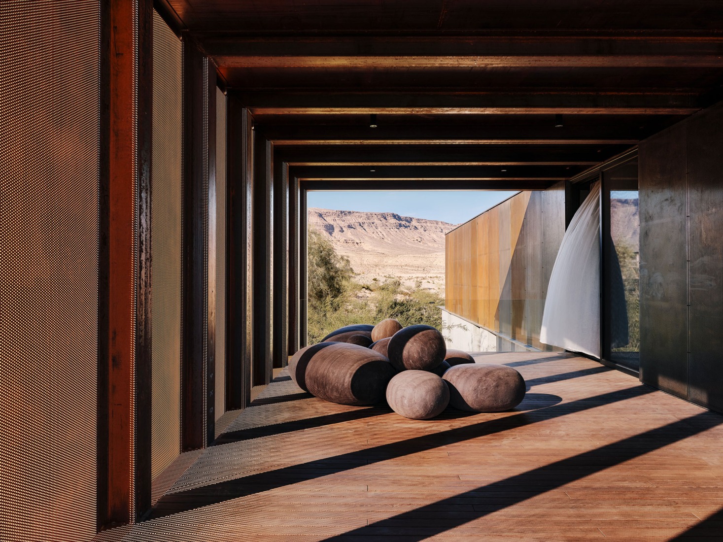 Casa Red Rock por Faulkner Architects. Fotografía por Joe Fletcher.