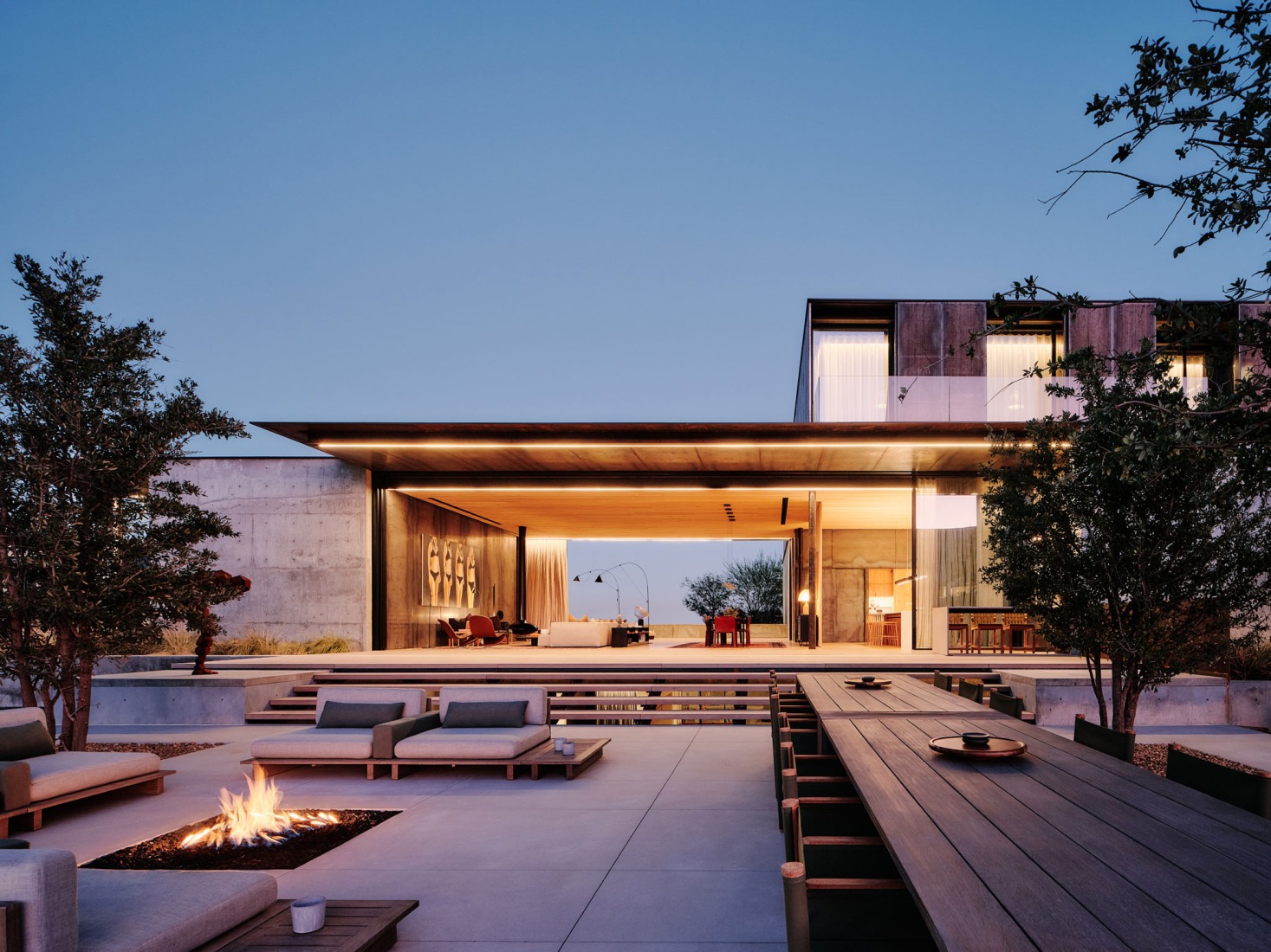 Casa Red Rock por Faulkner Architects. Fotografía por Joe Fletcher.
