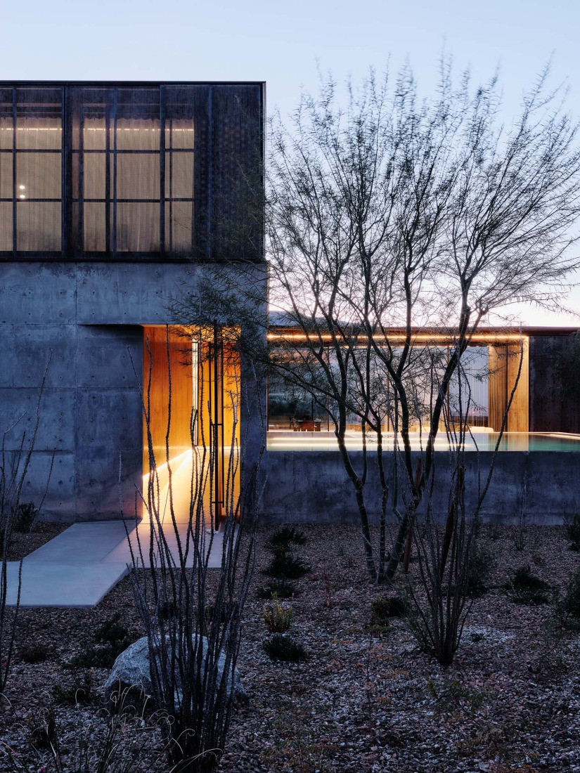 Casa Red Rock por Faulkner Architects. Fotografía por Joe Fletcher.