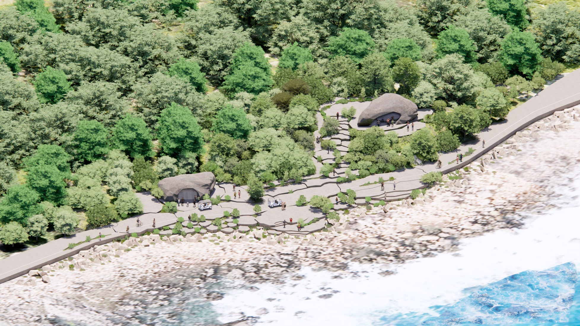  Rendering. Nature Rocks by MVRDV.