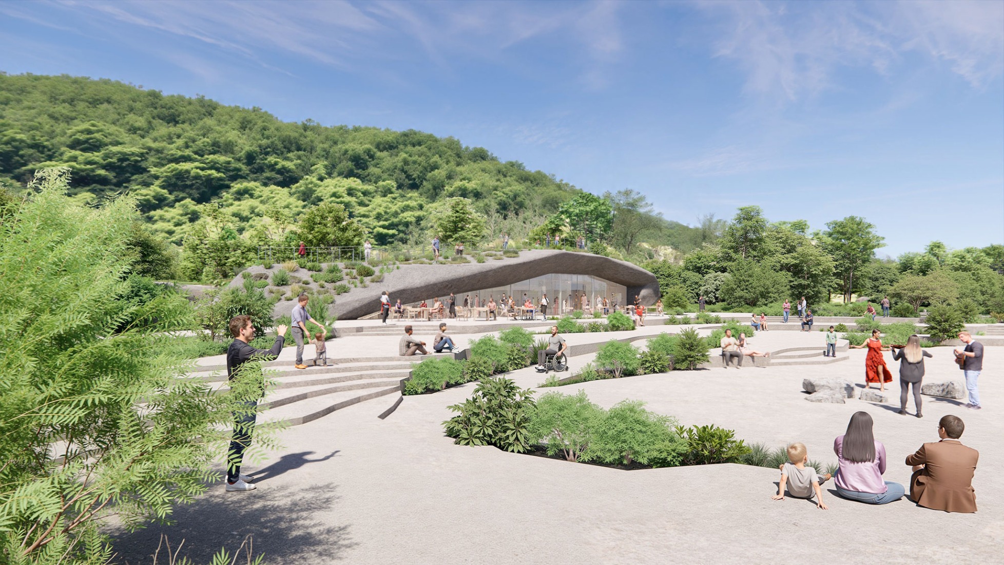  Rendering. Nature Rocks by MVRDV.