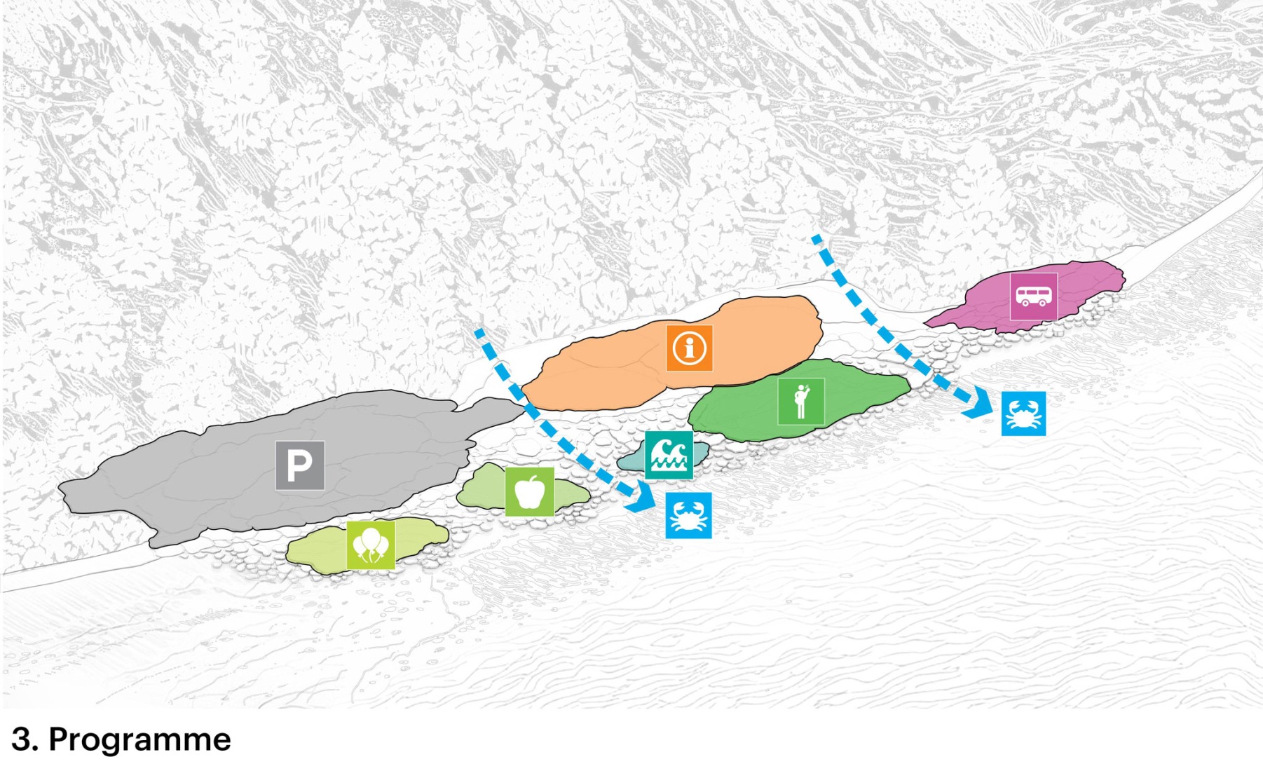 Program caption. Nature Rocks by MVRDV.