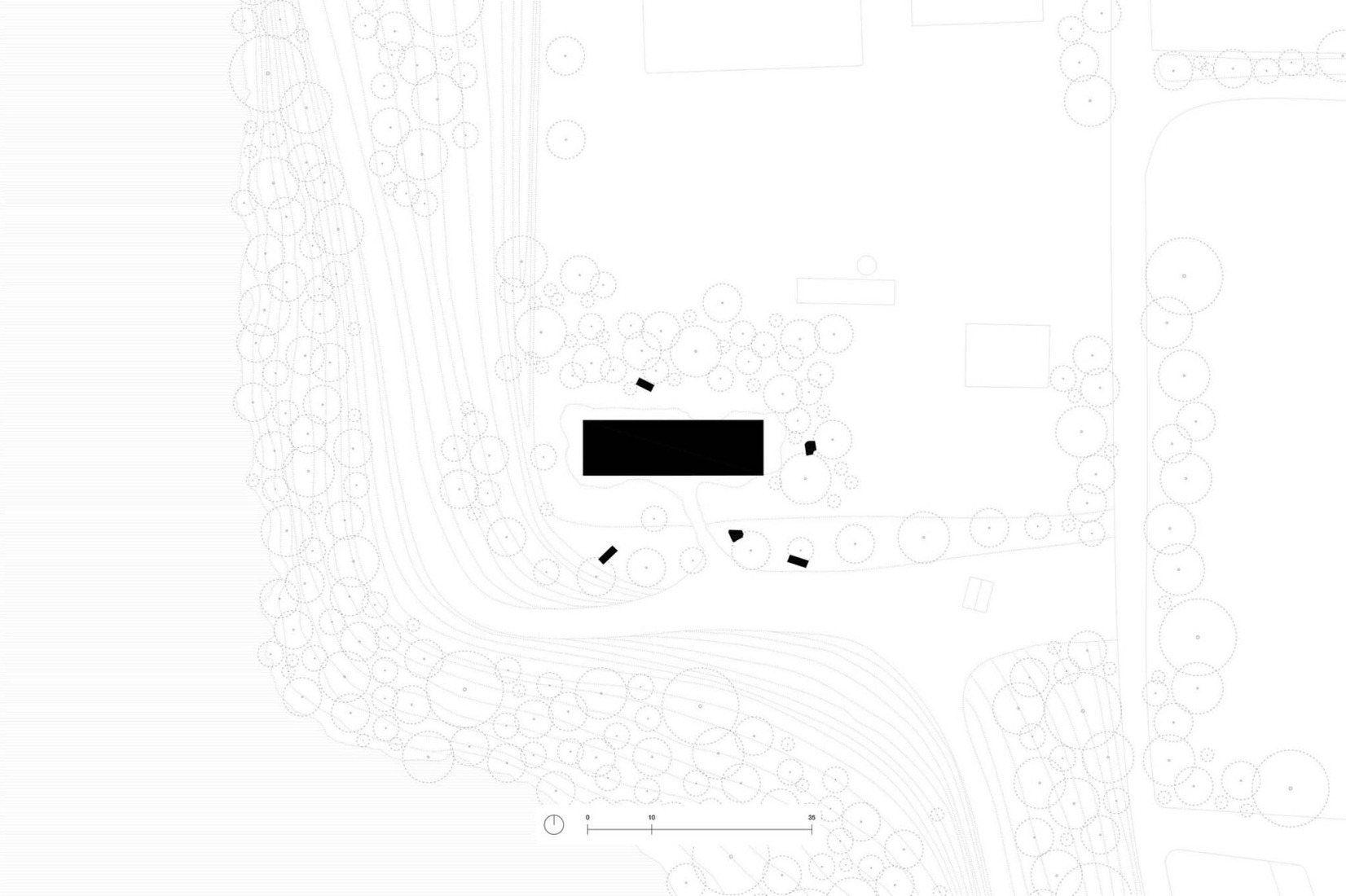 Plano de situación. Stones Venue por Associates Architecture. 